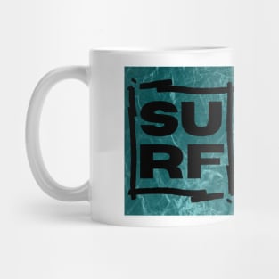 Rough ocean surf Mug